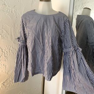 Striped 100% cotton top